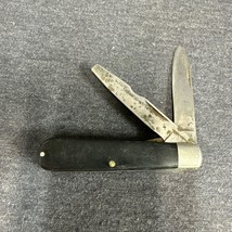 Vintage - Camillus New York - 2 Blade Folding Pocket Knife Electrician - £11.85 GBP