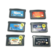 - Gameboy Advance GBA (Lot of 6) Authentic Assorted Games Nemo, Lion King 1 1/2 - £49.35 GBP