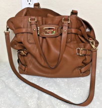 Michael Kors Large Leather Bag with Detachable Cross Body Strap - $205.70