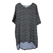 LuLaRoe Womens Simply Comfortable Multicolored Short Sleeve T Shirt Dress XL - £7.85 GBP