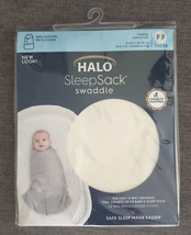 NEW HALO Preemie Baby Sleep Sack Swaddle SleepSack Cream White Micro-Fle... - £17.98 GBP