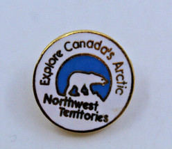 Explore Canada&#39;s Arctic Northwest Territories NWT Polar Bear Collectible Pin - £12.19 GBP