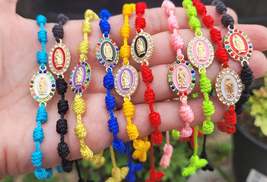 Decenario-type bracelets with a Virgin of Guadalupe charm  - $281.18 MXN