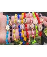 Decenario-type bracelets with a Virgin of Guadalupe charm  - $20.58 CAD