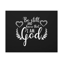  Psalm 46:10 I Am God Black &amp; White Christian Wall Art Bible Ver - £53.20 GBP+