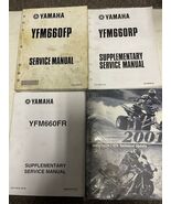 2001 2002 2003 Yamaha YFM660FP Service Réparation Atelier Manuel Set Ave... - $98.56
