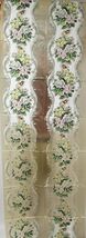 4 Pair Vintage Mid Century Vinyl Plastic  Curtains Gold Big Floral 90"x2... - $97.95