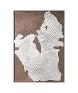interoknack Minimalist 3D Sculpted Wall Art  Oversized Hand-Painted Tex... - €863,58 EUR