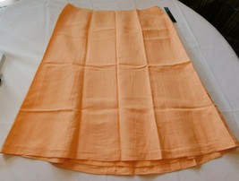Alex Marie Women Women&#39;s Haley Mid Calf Skirt Papaya Peach Size Variatio... - £38.85 GBP
