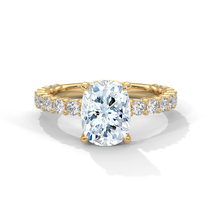  2ct Long Cushion Moissanite  Lab Diamond Engagement Ring - $700.00