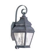 Livex 2 Light Outdoor Wall Lantern in Charcoal - $709.05
