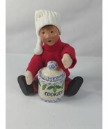 Byers Choice Kindles Little Boy Red Sweater White Hat Cookie Jar (READ D... - $31.11 CAD