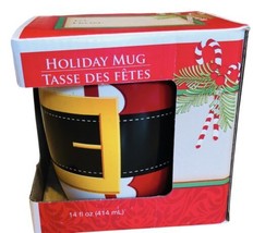 Royal Norfolk Christmas Santa’s Belt Mug Coffee Cup 14 oz. Gift Boxed-Ho Ho Ho! - £8.65 GBP