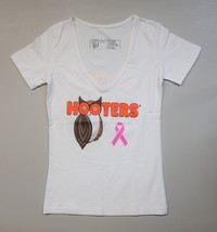 HOOTERS GIRLS WHITE X-SMALL UNIFORM TANK TOP  Breast Cancer XS - New wit... - £27.96 GBP
