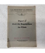 Antique 1942 WWII Digest of Civil Air Regulations for Pilots Bulletin #2... - £7.72 GBP