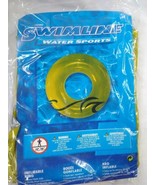 Swimline 36 Inch Inflatable Swimming Pool Tube Float Green - £8.69 GBP