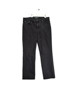 LRL Ralph Lauren Women&#39;s 12 Black Denim Classic Straight Leg Jeans, Casu... - $521.92 MXN