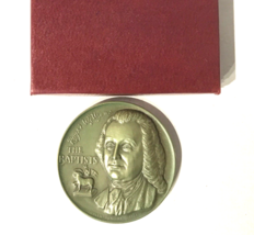 The Baptists Medallic Art Co Great Religions Bronze Medal 1972 - $42.08