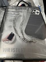 XO BY POPPY  Phone Strap Chain Link Wristlet - SILVER - €14,66 EUR