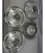 1958-1972 Chevy Corvette Impala 14&quot; Wire Spoked Wheel Cover Hubcap Hun C... - $2,142.00 MXN