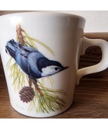 NATIONAL WILDLIFE FEDERATION Songbird Mug White Breasted Nuthatch PLEASE... - €8,11 EUR