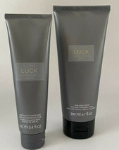 Avon Luck For Him After Shave 3.4 oz and Body Wash 6.7 oz / Sealed New - £7.64 GBP