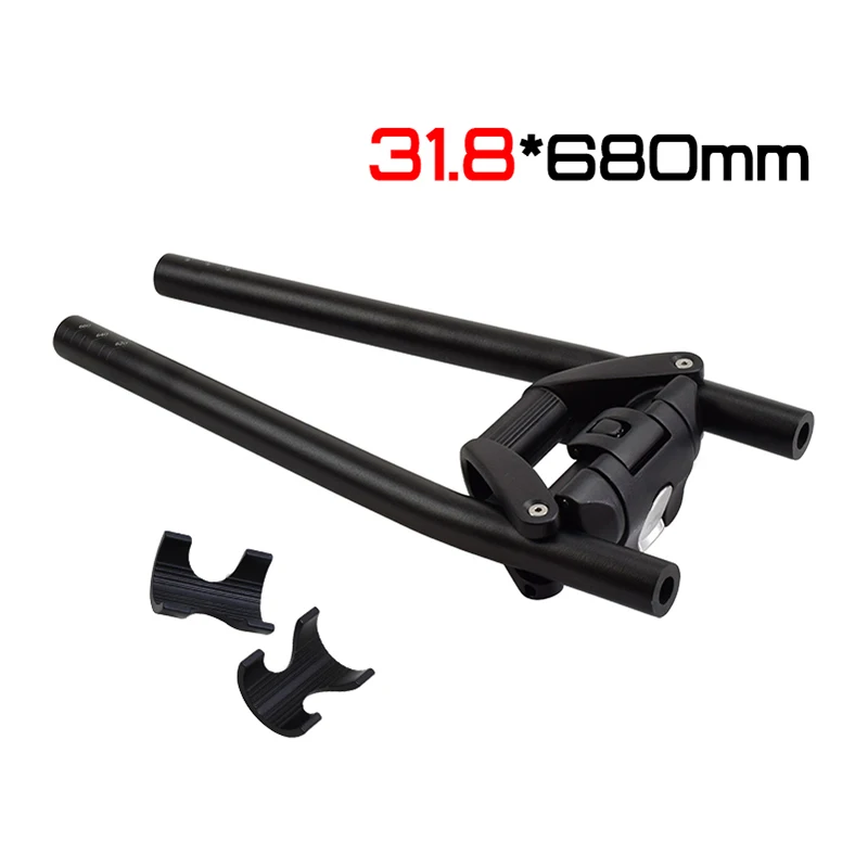 MTB Bicycle Folding Handlebars Aluminum Alloy Folding Bicycle Handlebar ... - $160.27