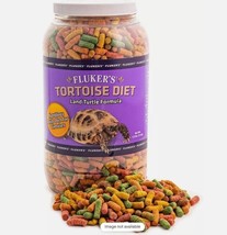 Fluker&#39;s Tortoise Diet Large Pellet Food Land Turtle Formula, 3.5 lb SB ... - £17.29 GBP