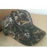 Realtree Realistic Woodland Camo Hunter&#39;s Baseball Cap Hat New W/Tag One... - $16.49 CAD