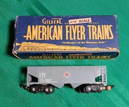 Gilbert American Flyer 632 L&amp;N Two Bay Hopper Car with Original Box Exce... - $11.14