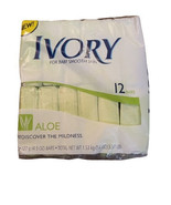 Ivory Bar Soap Aloe Scent 4.5 Oz 12 Count package Vintage 2004 - $12.00