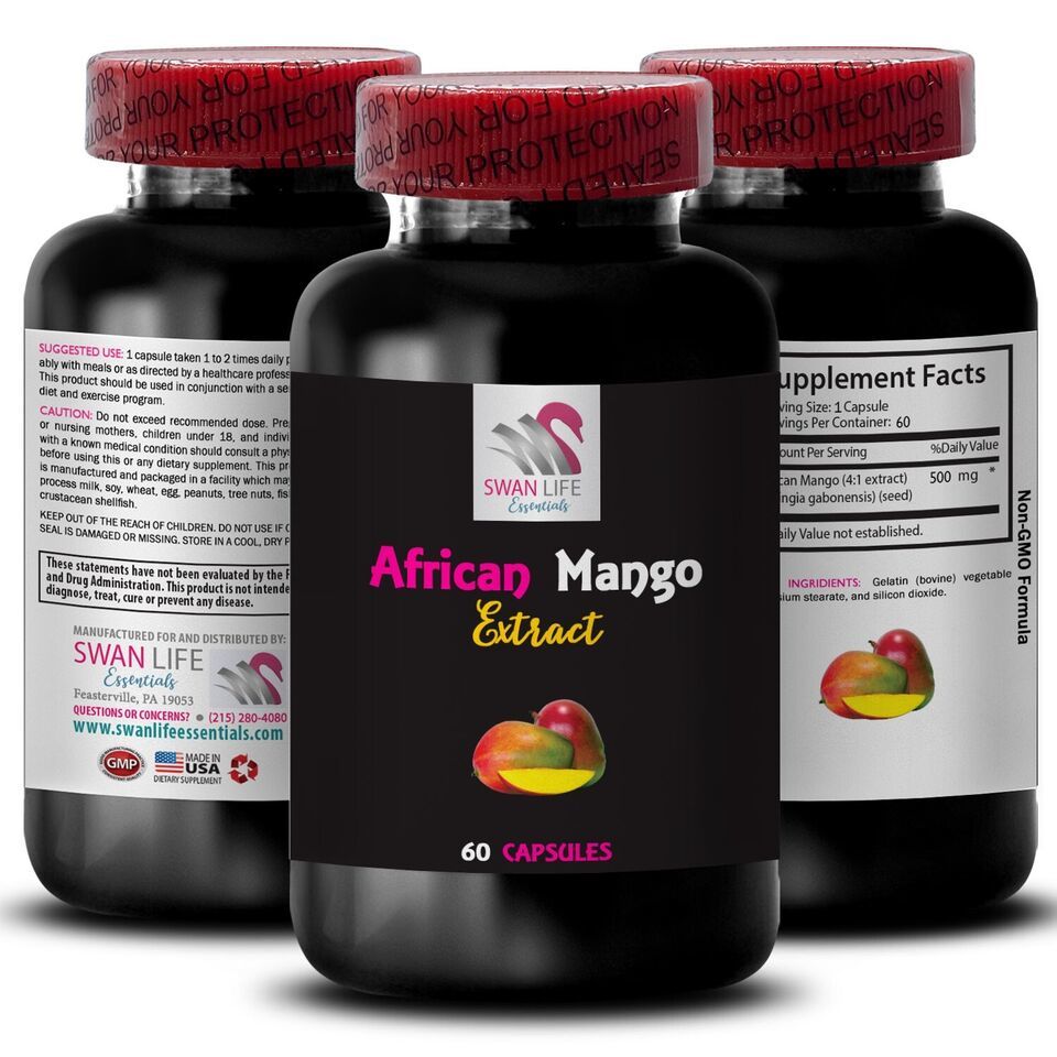 Vitality enhancer - AFRICAN MANGO EXTRACT - Refreshing energy 1 Bottle 6... - $18.88