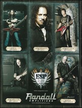Metallica Dimmu Borgir Devil Driver George Lynch Gus G ESP guitar Randall amp ad - £3.32 GBP
