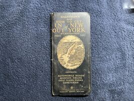 Vintage HAGSTROM'S Map How to get IN and OUT of NEW YORK by Automobile - $19.78