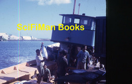 KODACHROME Slide Hawaii? Fishing Boat Large Tuna? Handsome Men Docks Pie... - £2.32 GBP