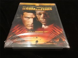 DVD Sum of All Fears 2002 SEALED Ben Affleck, Morgan Freeman, James Cromwell - £8.20 GBP