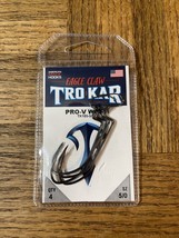 Eagle Claw Trokar TK105-5/0 Pro-V Worm Hook Size 5/0-1pk of 4pc-Brand New-SHIP24 - £14.62 GBP