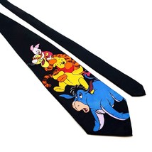 Pooh Disney Mens Necktie Accessory Novelty Piglet Tigger Eeyore Cartoon Movie - £14.94 GBP