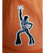 Vtg Saturday Night Fever Movie Promotion Hat Travolta Brow Flap Orange  USA - $91.30 CAD