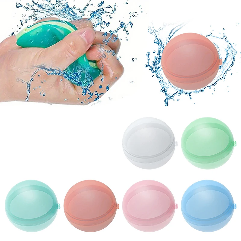 Silicone Splash Ball Quick Filling Self Sealing Water Ball Reusable Water Bo - £9.49 GBP