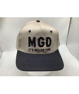New MGD It&#39;s Miller Time Snapback Black and Beige Cap Hat - $19.92 CAD