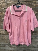 Polo Ralph Lauren Men’s Golf Fit Pink Pocket Polo Shirt Size XL 100% Cotton - £22.04 GBP