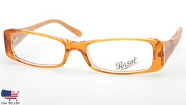 New Persol 2824-V 746 Amber Transparent Eyeglasses Frame PO824V 51-16-135 Italy - $78.39