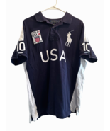 Vtg Polo Ralph Lauren USA Rugby Mens Big Pony Blue Chief Keef Stadium Ol... - $1,397.62 MXN