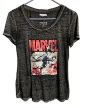 Maurices Marvel Burner T Shirt Unisex Black Graphic Spiderman Hulk Size S  - £10.31 GBP