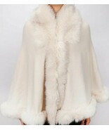 This &amp; That™ ~ Winter White ~ Two Tone ~ Faux Fur ~ Sweater/Wrap/Cape ~ ... - $70.16 CAD