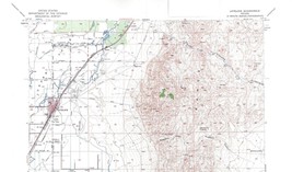 Lovelock Quadrangle Nevada 1956 Map Vintage USGS 15 Minute Topographic - £13.29 GBP
