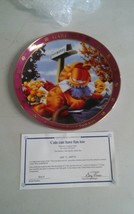 A Day With Garfield Collector Plate COA Jim Davis Danbury Mint Cats Can ... - £16.01 GBP