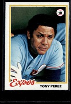 1978 Topps #15 Tony Perez VG-B106R1 - £31.58 GBP