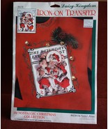 Daisy Kingdom On Santa&#39;s Knee Iron-On Transfer # 6138 The Nostalgic Chri... - £8.56 GBP